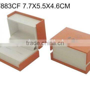 Factory Manufacture Jewelry Cufflink Box with Satin Top Inside Lining Soft Velvet T883CF