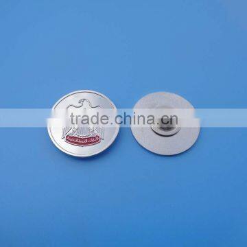 In Stock! United Arab Emirates Stamped Falcon National Day Iron Metal Badge Gold & Silver photo-3
