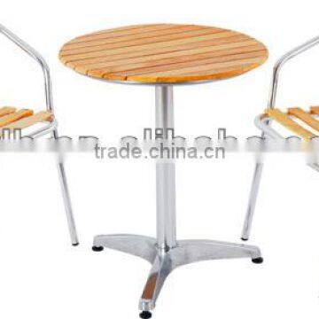 Outdoor Garden Aluminum Chair And Aluminum Table
