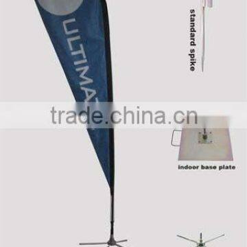 3.6m cheap price advertising feather flag promotion decorative outdoor flags