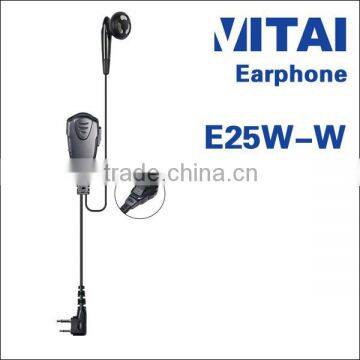 VITAI E25W-W Earbuds Tube Type Walkie Talkie Earphone