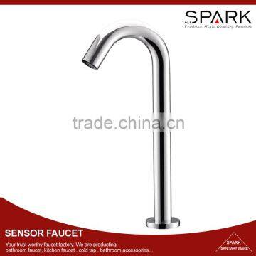 Modern bathroom single hole Basin automatic shut off sensor faucet spout