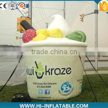 Lovely inflatable ice cream cone, advertising inflatable ice cream, ice cream inflatable promotional items