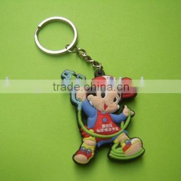 soft rubber key chain