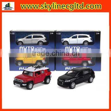 1:32 mixed packing alloy car model,SUV die-cast car model with music and light