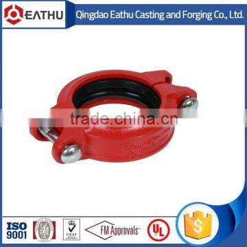 UL FM ductile iron grooved coupling from chinese supplier with 15 years' experience