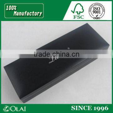 Classical Black Leatherette Pen Case photo-2