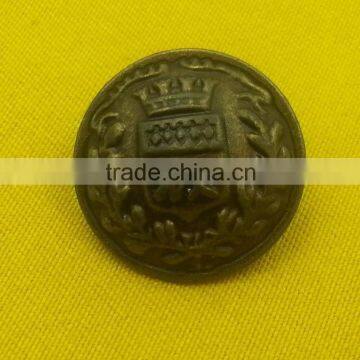 Metal Shank Button in Oxy Brass Color --- MJ1120 photo-2
