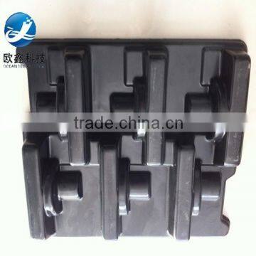 Large size black PP vacuum theromoformed packing tray