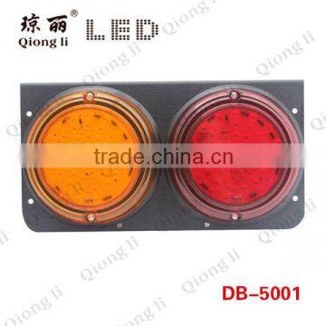 100 LEDs Round Combination With Iron Plate Truck Led Tail Light