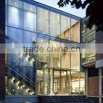 Curtain wall glass, Insulated glass for curtain wall, energy saving glalss, low-e glass, wth TUV approval