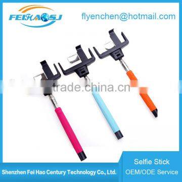 2016 newest factory price handheld mirror wireless monopod selfie stick