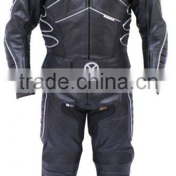 X MAN Motorcycle Leather Suit 2 pc Racing Suit