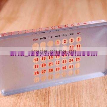 Acrylic desktop magnet calendar stand, photo frame