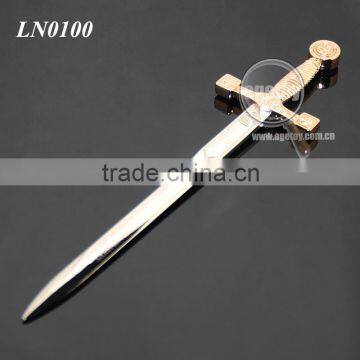 Sword Shape Customized Souvenirs Zinc Alloy Silver Color Metal Sword Letter Opener photo-6