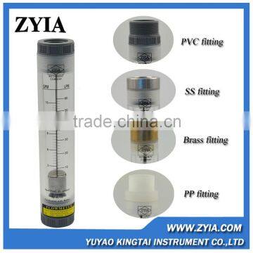 Supply ZYIA Logo Inline Tube Float Portable Water Flowmeter photo-2