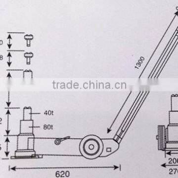 100T High Quality Penumatic Hydraulic Floor Jack for Sale photo-5