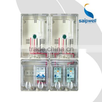 SAIP/SAIPWELL Single Phase Two-position Split Mounting Type Pre-paid ABS Electric Energy Meter Box                        
                                                Quality Choice