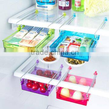 N107 Creative kitchen refrigerator shelf layer, multi use plastic storage box