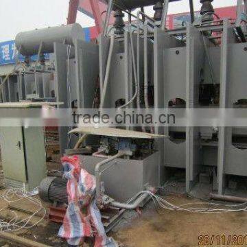 Details short cycle melamine laminating hot press machine/melamine wood door making machine
