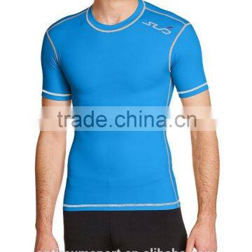 Classic design man's gym training compression base layer