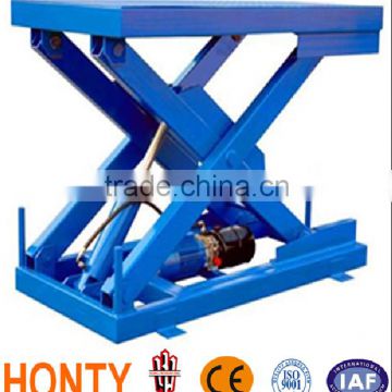 2016 hot sale customization scissor car lift