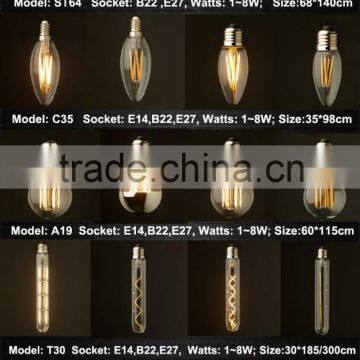 China Factory Offer 360 Degree Led Globe Bulb Vintage Edison Led Filament Bulb Shadowless photo-5