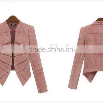 Custom Made Women Fashion Faux Suede Leather Jacket