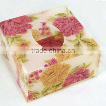 acrylic tissue box for hotel and home