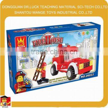 Super set fire engine children blocks
