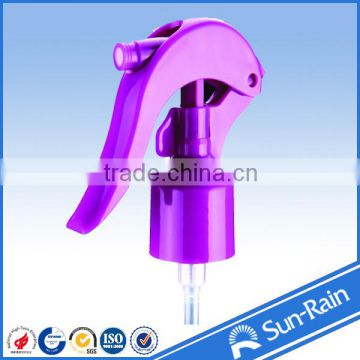 Colorful bottle usage mini plastic sprayer trigger