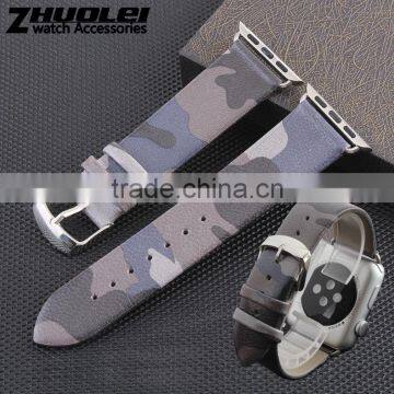 Wholsale 3 Color Calf Leather Strap Adapter for 38mm 42mm Strap watch leather