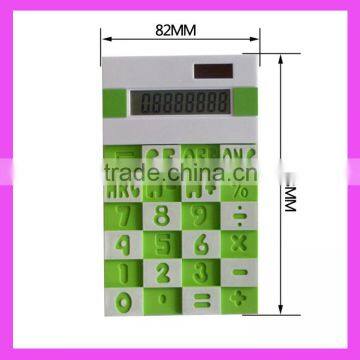 Exquisite Pocket Flexible Silicon Solar Calculator