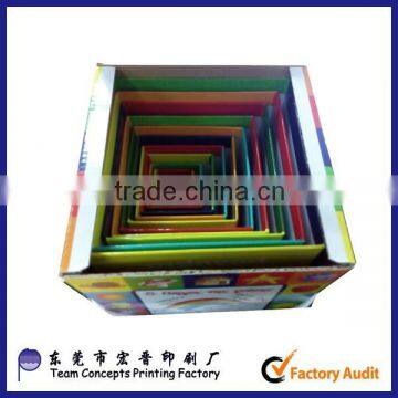 Children Toys Cardboard Nesting Stack Boxes photo-4