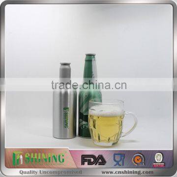 375ml bottles with aluminumware beverage long oem fashion high quality whiskey beer ice wine aluminum bottle