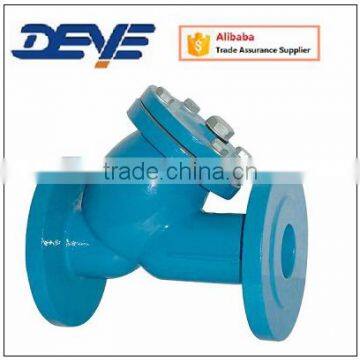 Cast Ductile Iron ANSI 125LB 150LB Y-TYPE STRAINER with SS Screen Oil Gas Water Hydraulic