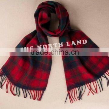 Wool Cashmere Scottish Tartan Classic Scarf WCS14112225