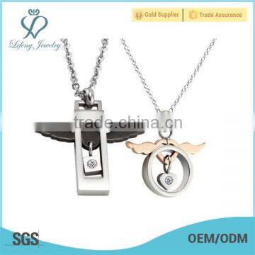 2016 newest angel wings lovely pendent design for lovers