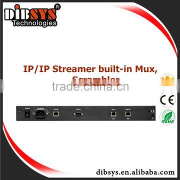 500 mpts/spts stream multichannel IP Multiplexer optional built-in scrambler digital headend