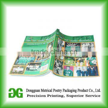 OEM top quality custom elegant design printed saddle stitching booklet