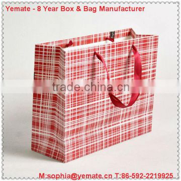 Fashion Colorful Ivory Paper Gift Bag for Hair Weave New Nork with Handle