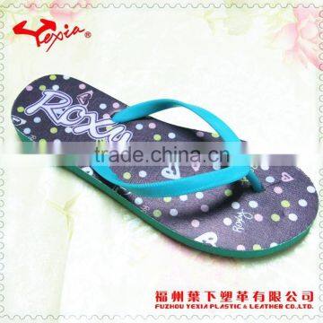 Woman flip flop plastic shoes