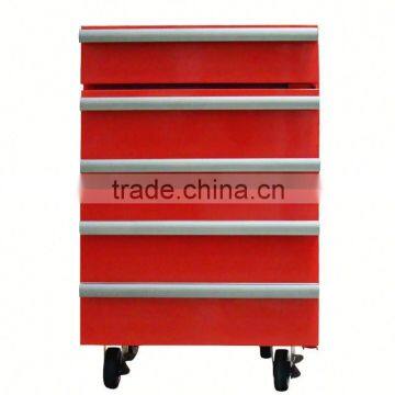 JGA Retro Style 1 Drawer 50L Mini Toolbox Refrigerator , Safe Fridge With 4 Wheels Visual Refrigerator