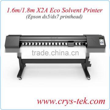 1.6m CrysTek inkjet printer/dx5 head novejet printing machine for vinyl sticker