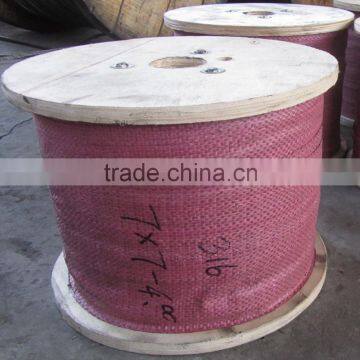 316 7x7 Stainless Wire Rope with 4mm Diameter 5/32" Length 1000m