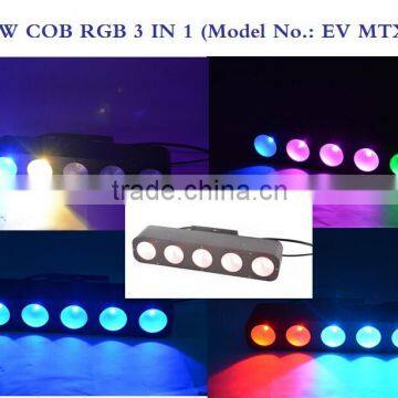 DMX LED effect light 5x15w COB tri-RGB KTV,disco,club lighting with each pixel control led lighting