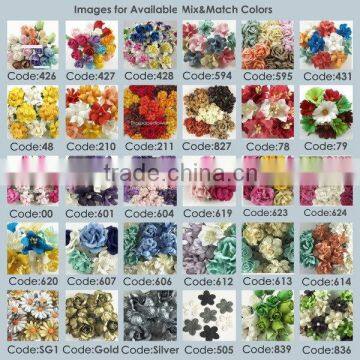 Soft Pastel ,Large Handmade Mulberry Paper Flower, Wedding Party, Scrap-booking Crafts Thailand 77/426 photo-5