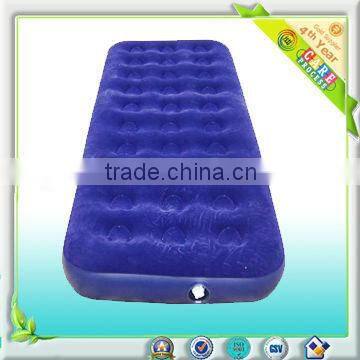 pvc flocked air bed for many people