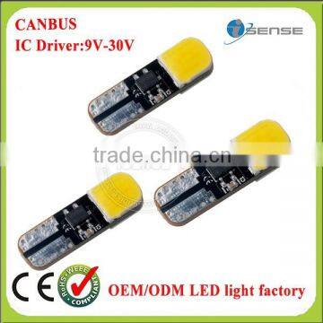 Universal type 194 168 W5W T10 car light emitting plasma COB led light