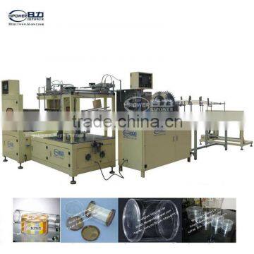 Automatic Cylinder Tube Box forming machine for PVC, PET Cylinder